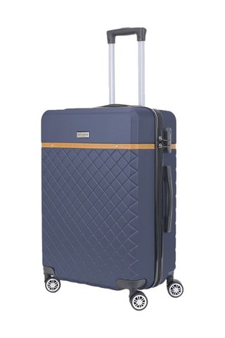 Weekendtrolley Odeon (M) - 65 cm  - Wit en blauw