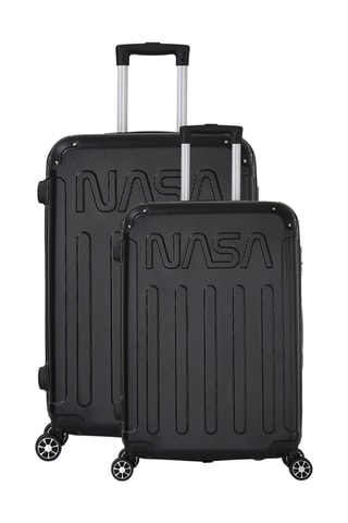 Handbagagetrolley en Weekendtrolley (S/M) Voyager - Zwart