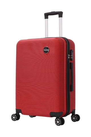 Set van 3 Trolleys Delta (S/M/L) - 55/65/75 cm - Zwart en rood
