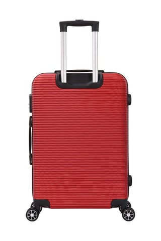 Set van 3 Trolleys Delta (S/M/L) - 55/65/75 cm - Zwart en rood