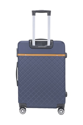 Handbagagetrolley Odeon (S) - 55 cm  - Blauw, bruin en zilverkleurig
