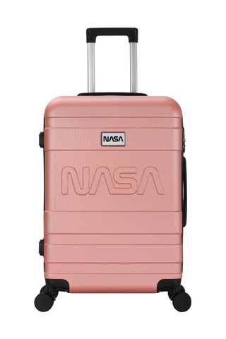 Weekendtrolley Endea (M)  - 65 cm - Zwart en roze
