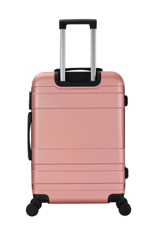 Weekendtrolley Endea (M)  - 65 cm - Zwart en roze