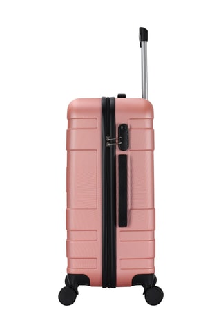 Weekendtrolley Endea (M)  - 65 cm - Zwart en roze