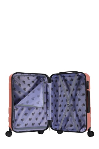Weekendtrolley Endea (M)  - 65 cm - Zwart en roze