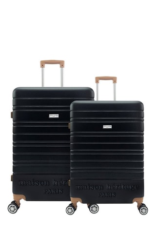 Weekendtrolley en Grote Trolley Madeleine (M/L) - 60/70 cm - Bruin en zwart