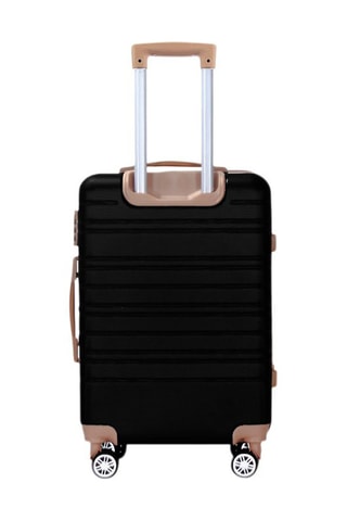 Weekendtrolley en Grote Trolley Madeleine (M/L) - 60/70 cm - Bruin en zwart