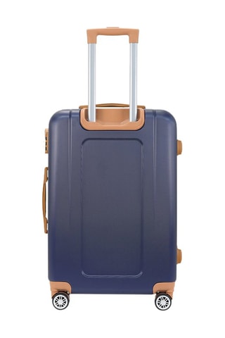 Grote Trolley Trocadero (L) - 75 cm  - Blauw en bruin