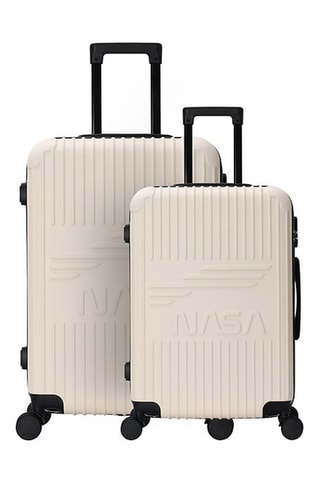 Handbagagetrolley en Grote Trolley Nasa Enter (S/L) - 55/75 cm - Beige