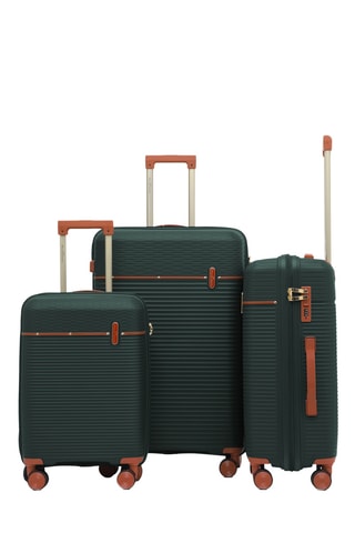 Set van 3 Trolleys Courcelles (S/M/L) - 55 / 65 / 75 cm - Donkergroen
