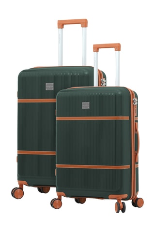 Handbagagetrolley en Weekendtrolley Malesherbes (S/M) - 55/65 cm - Donkergroen