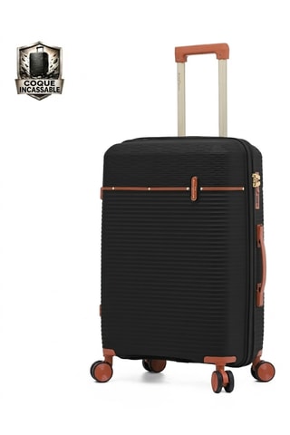 Handbagagetrolley Courcelles (S)  - 55 cm - Zwart