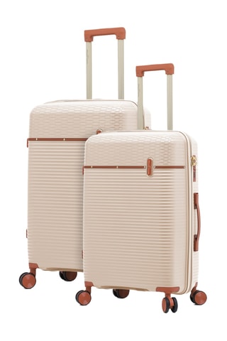 Handbagagetrolley en Weekendtrolley Courcelles (S/M) - 55/65 cm - Ecru