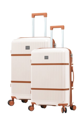 Handbagagetrolley en Weekendtrolley Malesherbes (S/M) - 55/65 cm - Ecru