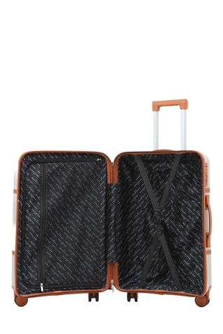 Handbagagetrolley en Weekendtrolley Malesherbes (S/M) - 55/65 cm - Ecru