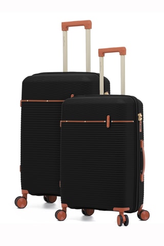 Handbagagetrolley en Weekendtrolley Courcelles (S/M) - 55/65 cm - Zwart