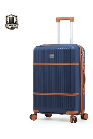 Set van 3 Trolleys Malesherbes (S/M/L) - 55 / 65 / 75 cm - Marineblauw