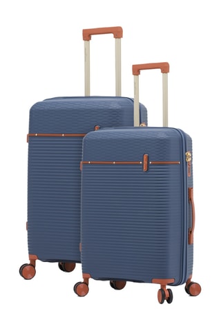 Handbagagetrolley en Weekendtrolley Courcelles (S/M) - 55/65 cm - Marineblauw