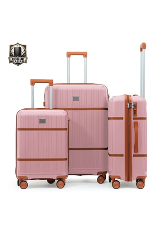 Set van 3 Trolleys Malesherbes (S/M/L) - 55 / 65 / 75 cm - Roségoudkleurig