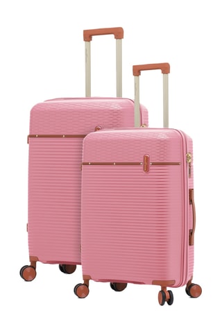 Handbagagetrolley en Grote Trolley Courcelles (S/L) - 55/65 cm - Roségoudkleurig