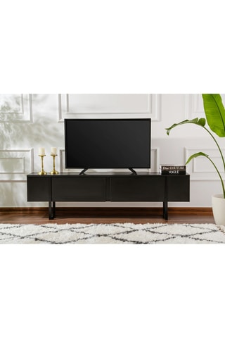 Meuble TV 2 abattants Serenity  - 180 x 50 x 29,5 cm