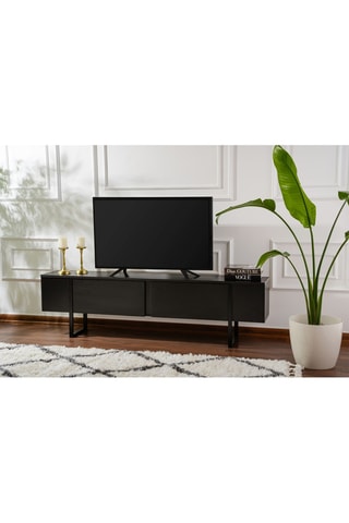 Meuble TV 2 abattants Serenity  - 180 x 50 x 29,5 cm