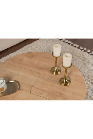 Table basse Moira - Imitation bois