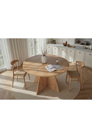 Table à manger Virella - 120 x 75 x 120 cm