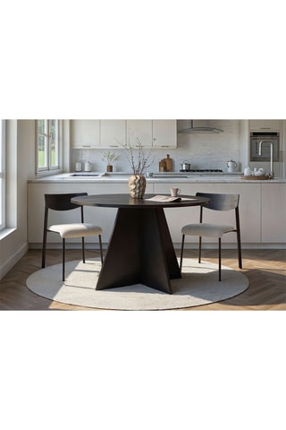 Table à manger Virella - 120 x 75 x 120 cm