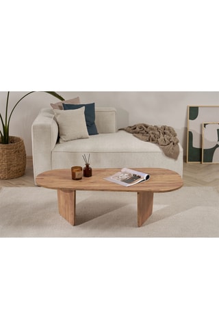 Table basse Ovalis - 130 x 40 x 65 cm