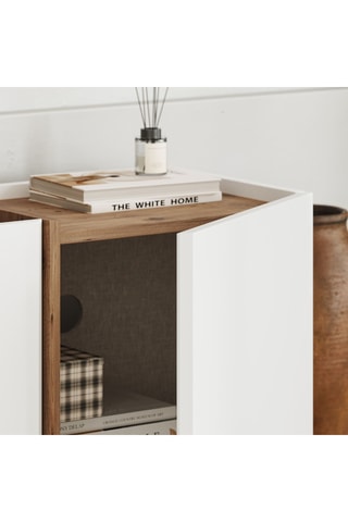 Meuble TV 4 portes - 180 x 46,2 x 35 cm