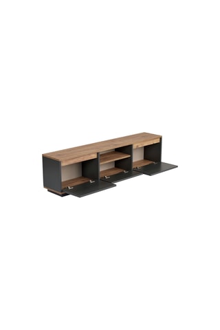 Meuble TV 3 abattants - 160 x 42 x 29,5 cm