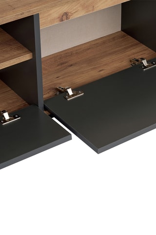 Meuble TV 3 abattants - 160 x 42 x 29,5 cm