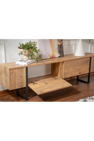Meuble TV 2 abattants Serenity  - 180 x 50 x 29,5 cm