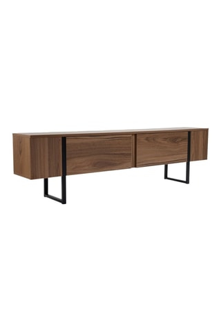 Meuble TV 2 abattants Serenity - Imitation bois