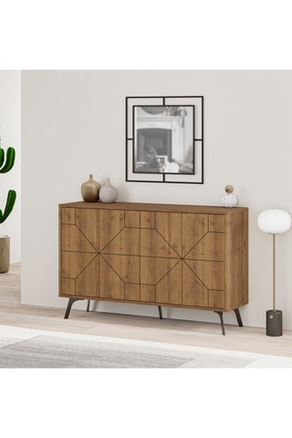 Console 4 portes Imitation bois