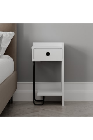 Table de chevet 1 tiroir - 32 x 61 x 30 cm