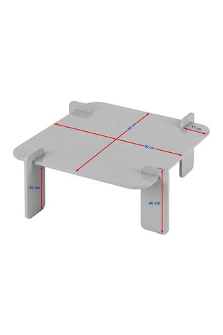 Table basse - 90 x 35 x 90 cm