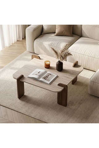 Table basse - 90 x 35 x 90 cm