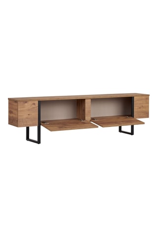 Meuble TV 2 abattants - 180 x 30 x 50,5 cm