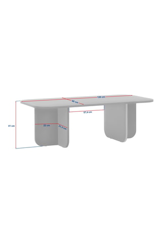 Table basse Akira - 120 x 60 x 41 cm
