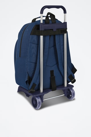 Sac à dos à roulettes - Noir et bleu marine