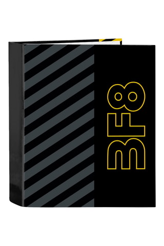 Classeur à anneaux - Noir - 27 x 6 x 33 cm