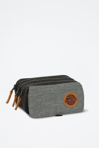 Trousse - Noir et gris chiné