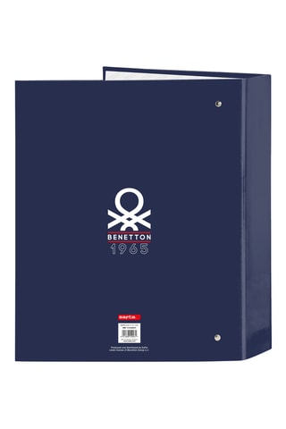 Classeur à anneaux - Bleu marine - 27 × 6 × 33 cm