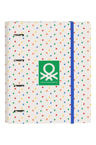Classeur à anneaux - Ecru - 27 × 6 × 33 cm
