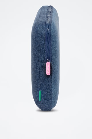 Housse de protection en jean pour portable 15,6'' - Bleu
