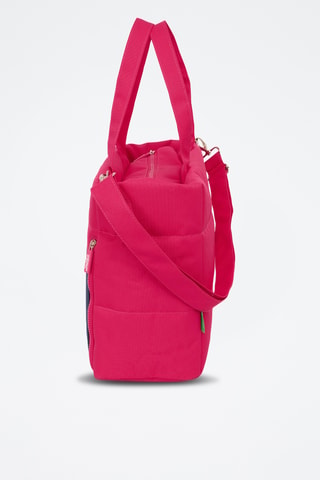 Cabas - Fuchsia et bleu marine