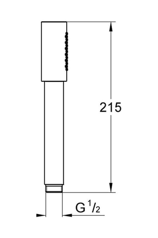 Chuveiro de mão stick - 1 jato