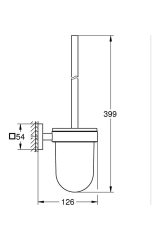 Porte-balai WC Quickglue